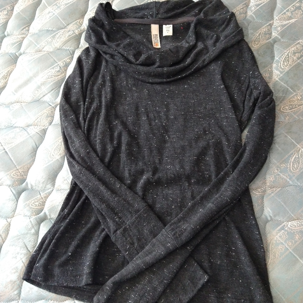 Vintage Kmart 00s Gray glitter top